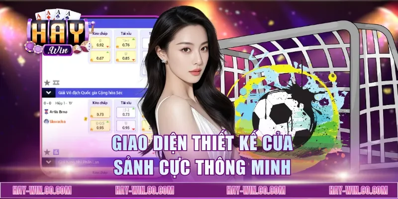 Giao diện thiết kế của sảnh cực thông minh