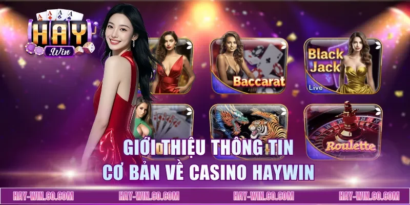 Giới thiệu thông tin cơ bản về casino Haywin
