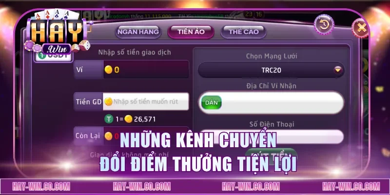 Những kênh chuyển đổi điểm thưởng tiện lợi